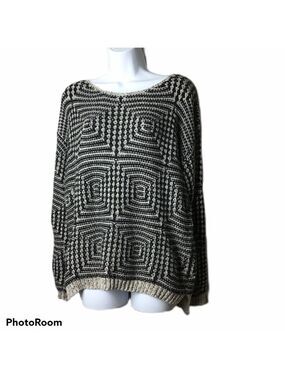 𝅺escio Funky Flair Geometric Print Sweater